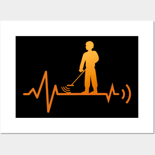 Detectoring Metal Detector Detectorist Posters and Art